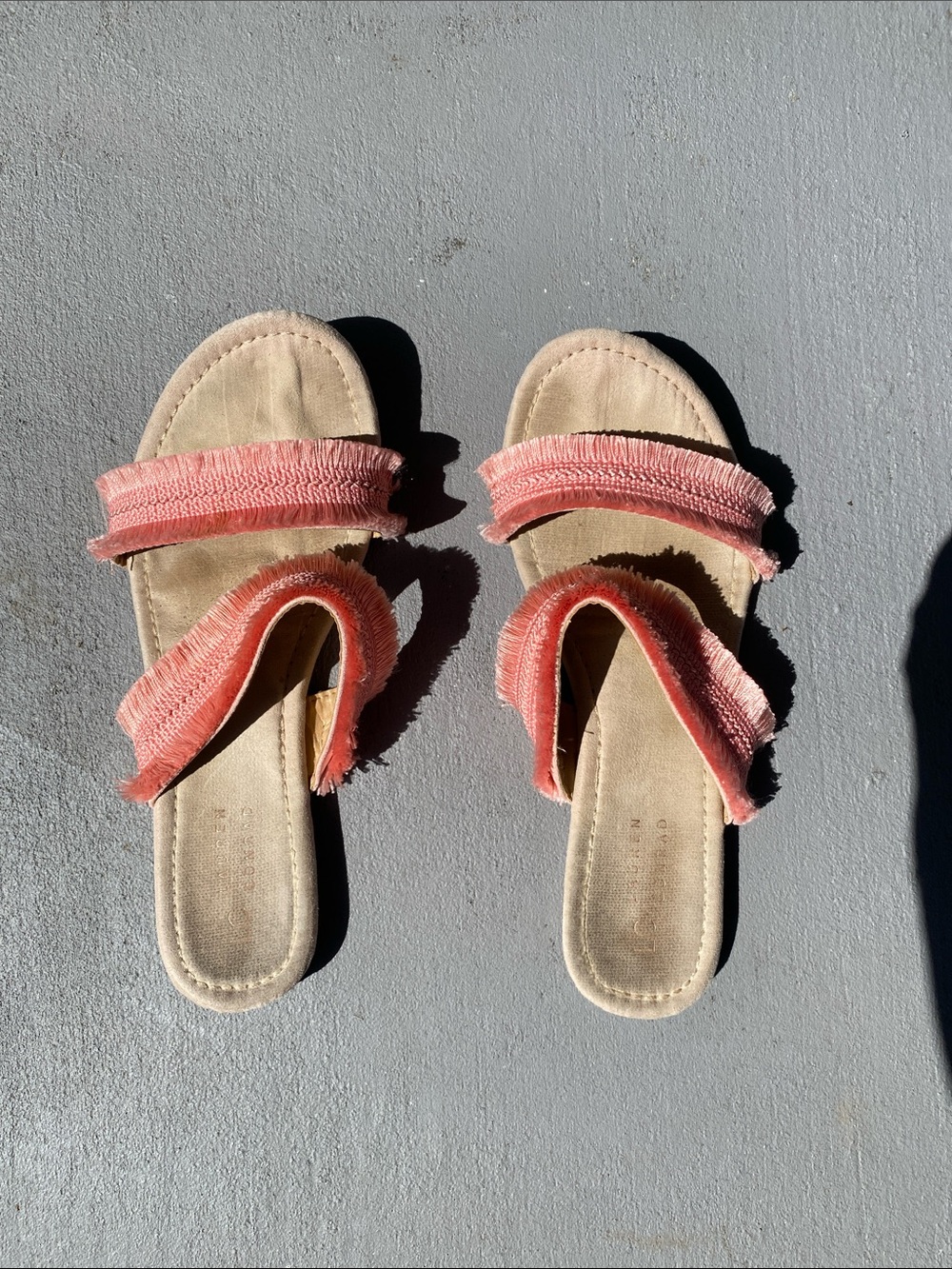 4/$20 Lauren Conrad pink sandals